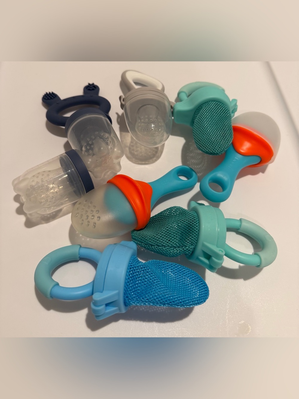 Lot of Baby Food Feeders Haakaa Munchkin Boon RaZbaby Frozen Food Teether Solids